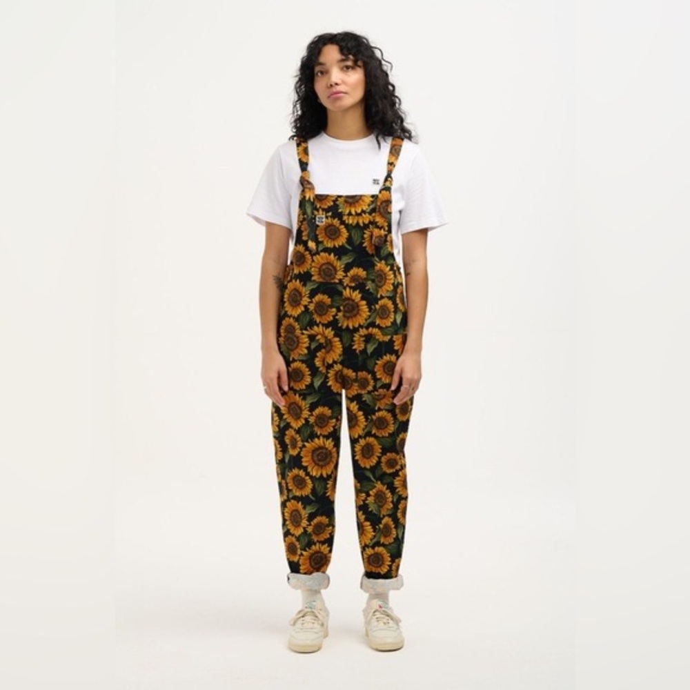 Lucy & Yak Sunflower Print Jumpsuit